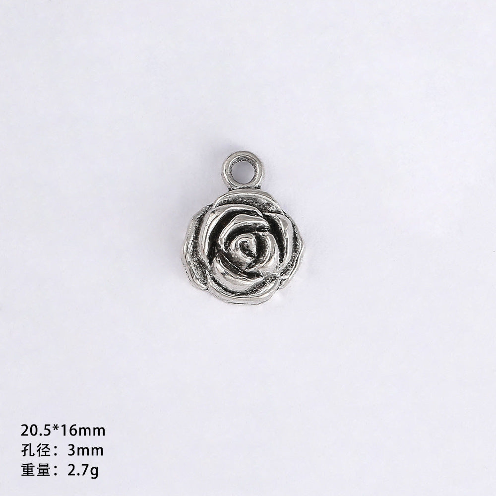 Wholesale 20pcs Gothic style dark punk love DIY necklace pendant